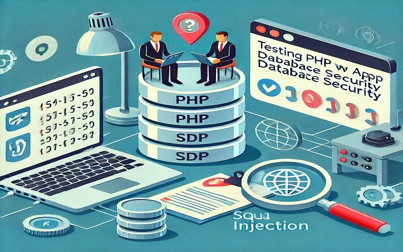 How to test a PHP web-based application on its database security?