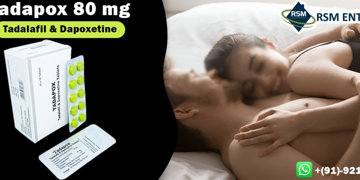 Perfect Remedy to Enhance Sensual Wellness In Men With Tadapox 80mg