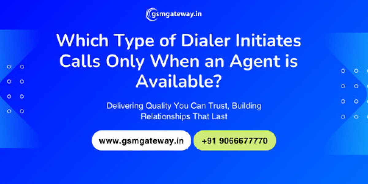 Which Type of Dialer Initiates Calls Only When an Agent is Available?