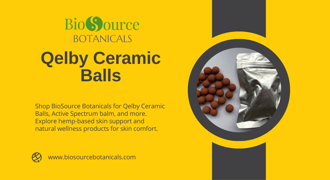 Qelby Ceramic Balls for Skin Support - BioSource Botanicals