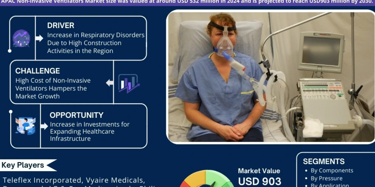 Asia-Pacific Non-Invasive Ventilators Market Size and Share: Current Trends Explored - 2030 Forecast