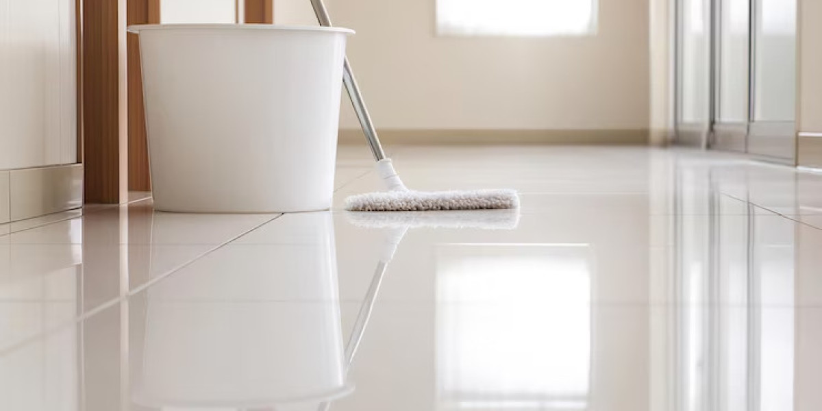 Porcelain Floor Cleaning
